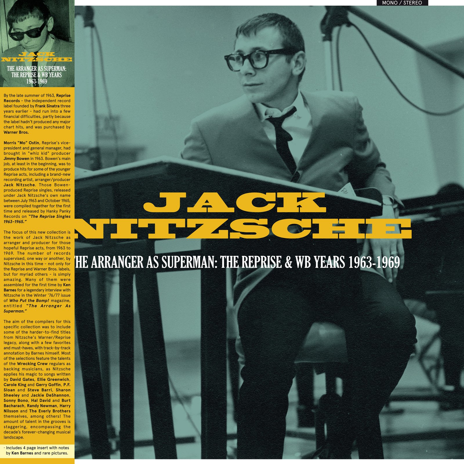 JACK NITZSCHE - The Arranger As Superman: The Reprise & WB Years 